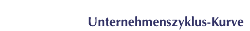 Unternehmenslebenszykluskurve